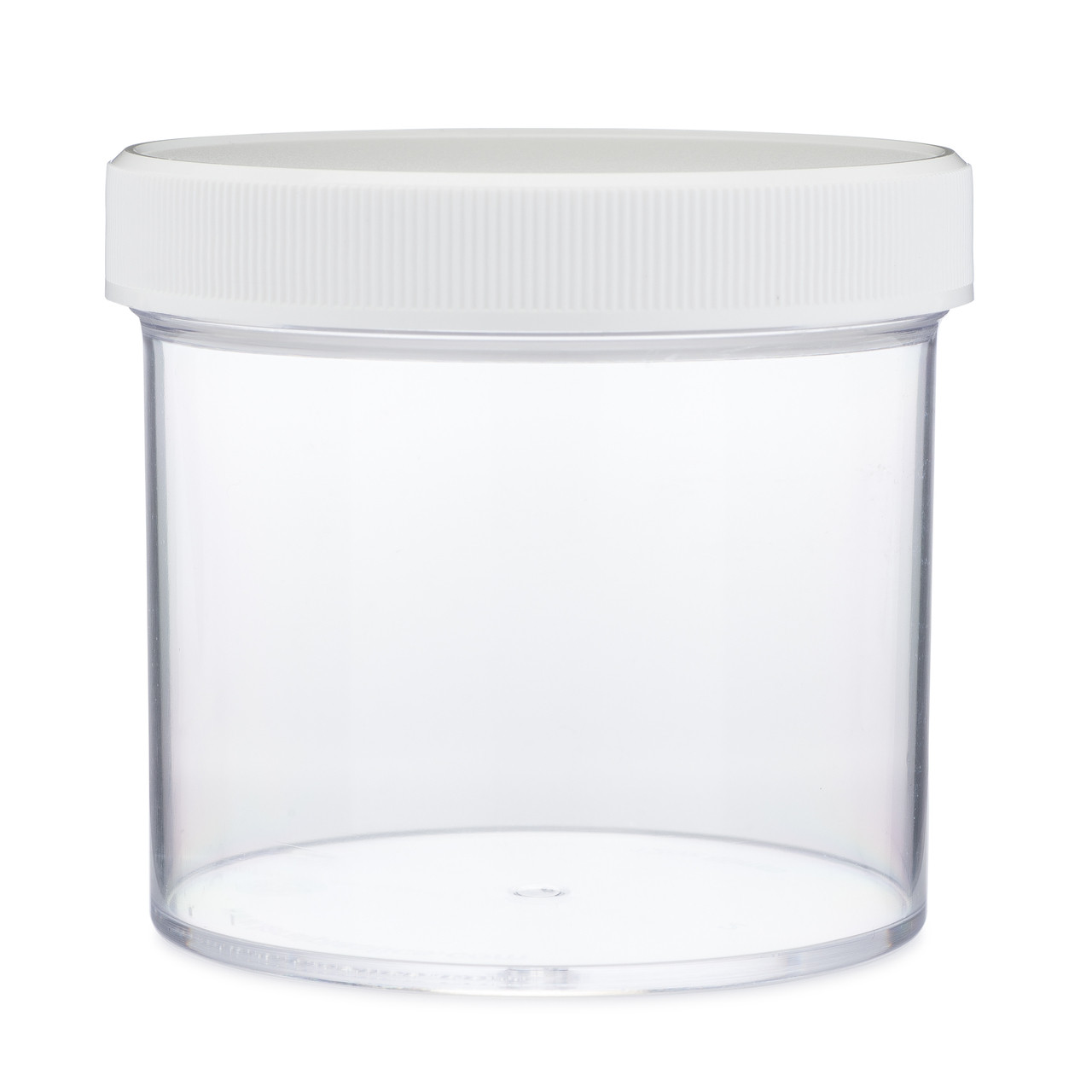 Clear Plastic Jars with Screw Lid